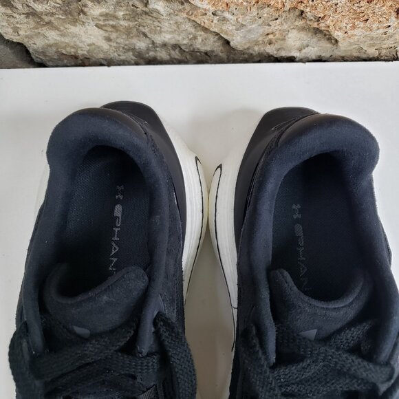 Under Armour Phantom 4 Luxe Sneaker Men's 8 / Womens 9.5 Black/White NEW - Picture 13 of 13